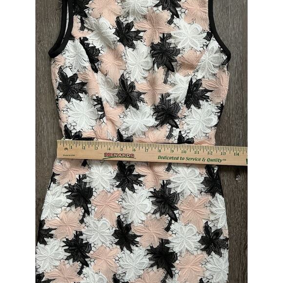 Kate Spade Tiger Lily Lace Floral Sheath Dress Sleeveless Back Zip Size 0 - Picture 12 of 12
